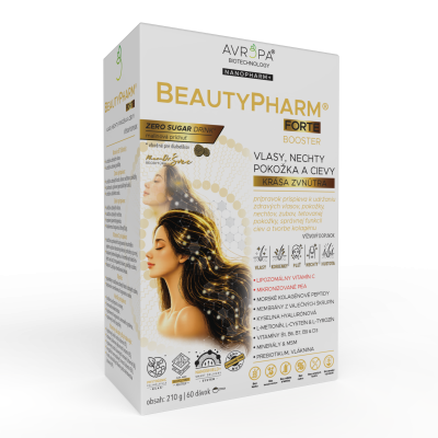 Obrázok produktu AVROPA BeautyPharm Forte – aminokyselinový prášok s PEA, lipozomálnym vit.C - pri vypadávaní vlasov