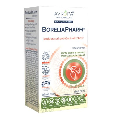 Obrázok produktu AVROPA BoreliaPharm – NanoPharm+ bylinné kvapky so štetkou lesnou na podporu pri potláčaní mikróbov