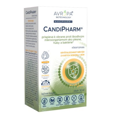 Obrázok produktu AVROPA CandiPharm – NanoPharm+ bylinné kvapky na obranu pred plesňami a hubami