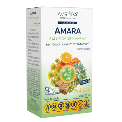 Obrázok produktu AVROPA Amara - žalúdočné bylinné kvapky na trávenie, žalúdok a nadúvanie