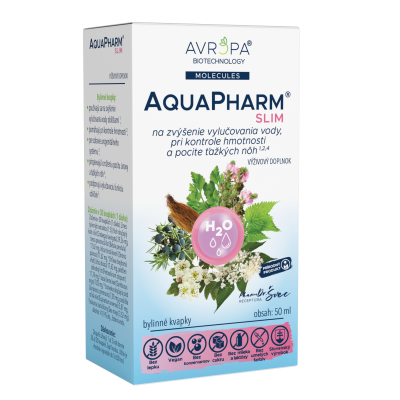 Obrázok produktu AVROPA AquaPharm Slim – bylinné kvapky na odvodnenie a pri pocite ťažkých nôh
