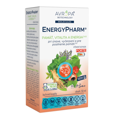 Obrázok produktu AVROPA EnergyPharm Forte – bylinné kvapky na energiu, pamäť, vitalitu, pri únave a vyčerpaní