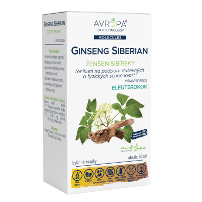 Obrázok produktu AVROPA Ginseng Siberian – vzácny extrakt sibírskeho ženšeňa ako adaptogénne tonikum