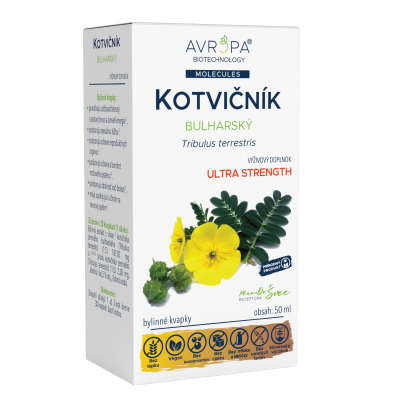 Obrázok produktu AVROPA Kotvičník Bulharský Ultra Strength – bylinné kvapky tribulus terrestris ultra silné