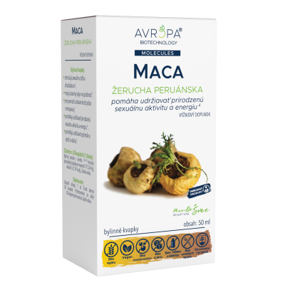 Obrázok produktu AVROPA Maca – bylinné kvapky z peruánskej macy na energiu, vitalitu a aktivitu