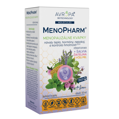 Obrázok produktu AVROPA MenoPharm – menopauzálne kvapky na návaly tepla, nepokoj, stres, hormóny