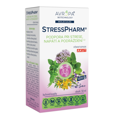 Obrázok produktu AVROPA StressPharm Akut – bylinné kvapky na stres, úzkosť, podráždenie a pri napätí