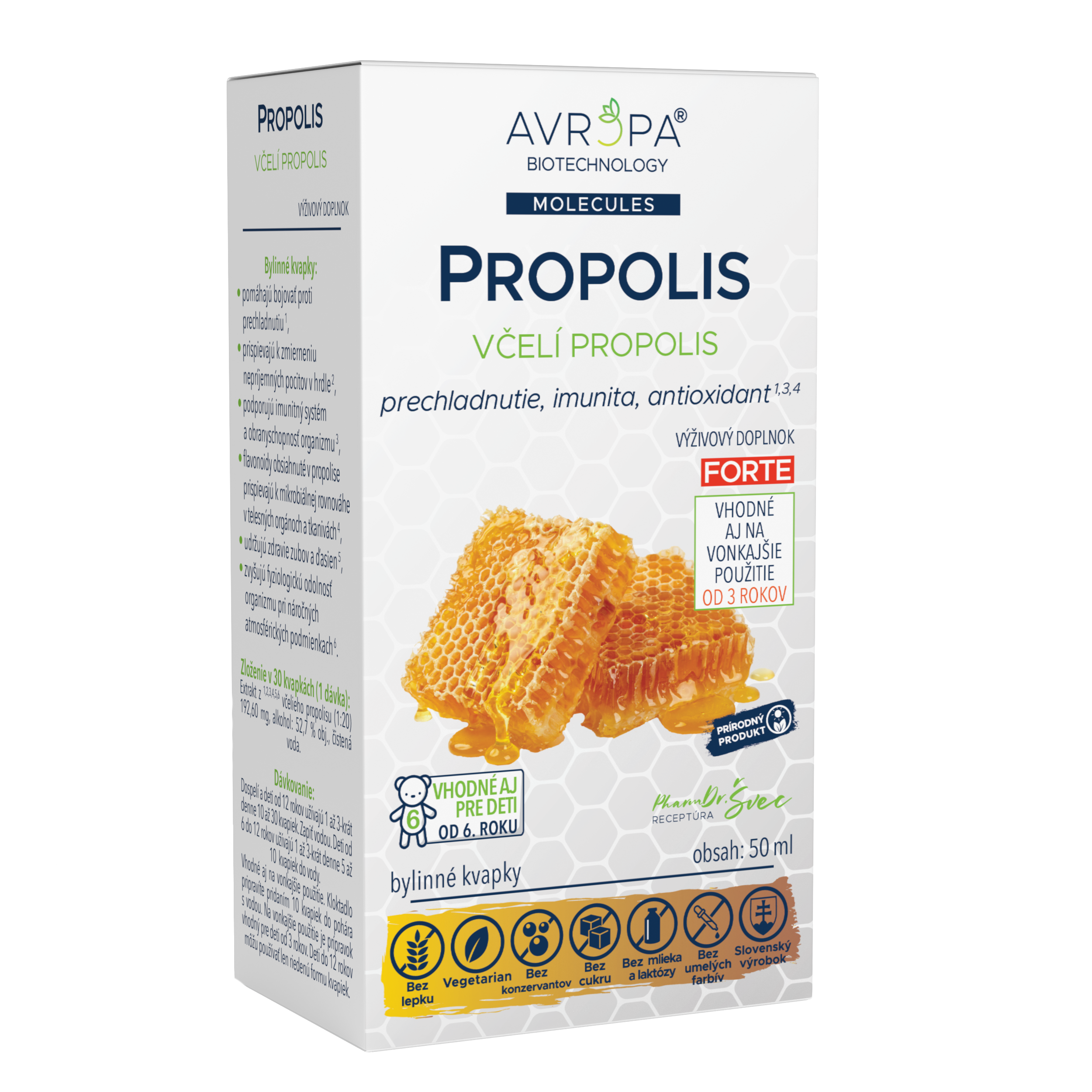 AVROPA Propolis Forte – bylinné kvapky na podporu imunity