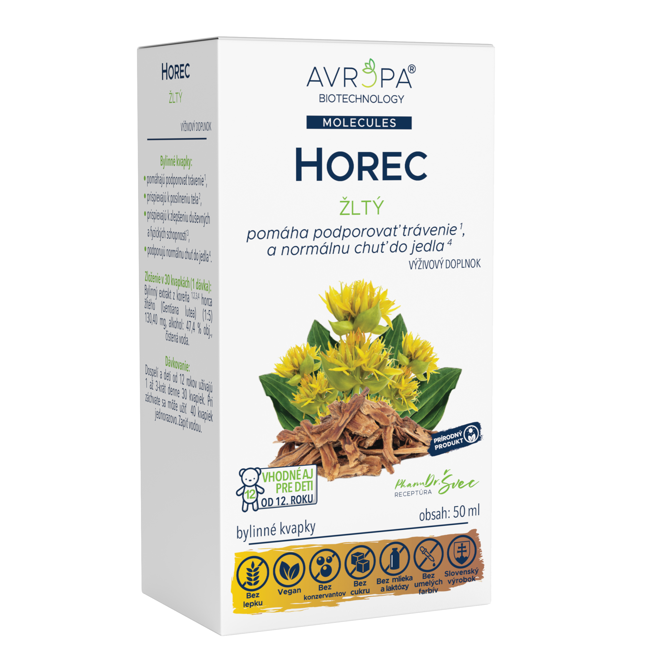 AVROPA Horec žltý – bylinné kvapky